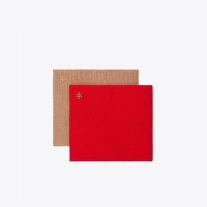 Tory Burch Neck Warmers Brown/Red
